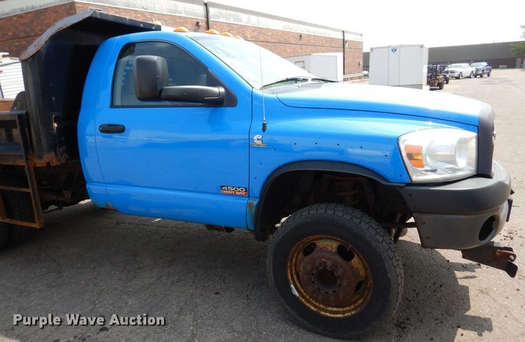 image for item AF9717 2008 Dodge Ram 4500HD  dump truck