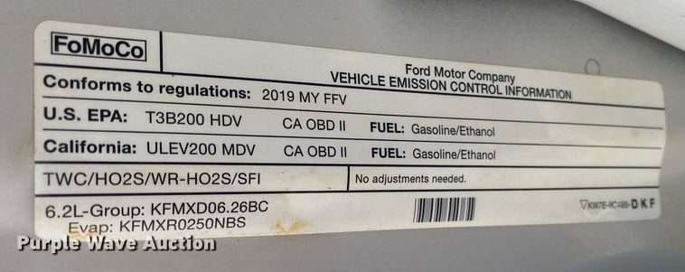 image for item DI7779 2019 Ford F250 Super Duty  SuperCab pickup truck