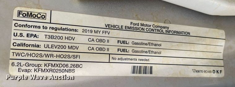 image for item DI7780 2019 Ford F250 Super Duty  SuperCab pickup truck