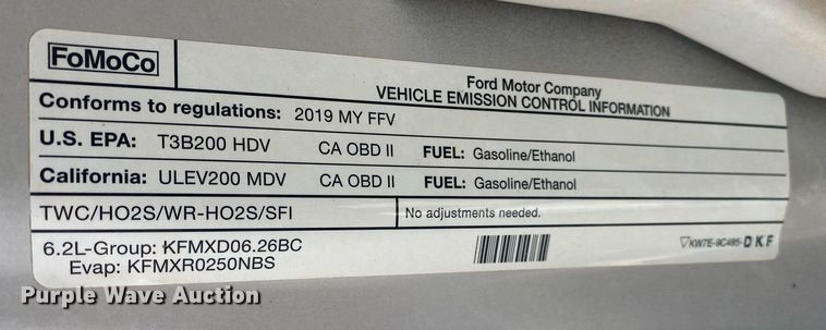 image for item DI7790 2019 Ford F250 Super Duty  SuperCab pickup truck