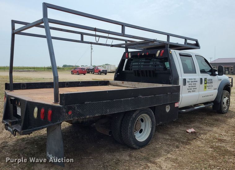 image for item DK1889 2006 Ford F450 Super Duty XL  Crew Cab flatbed truck