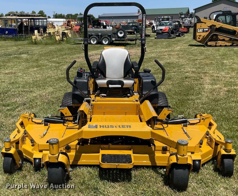 image for item DL3775 2016 Hustler Super 104  ZTR lawn mower