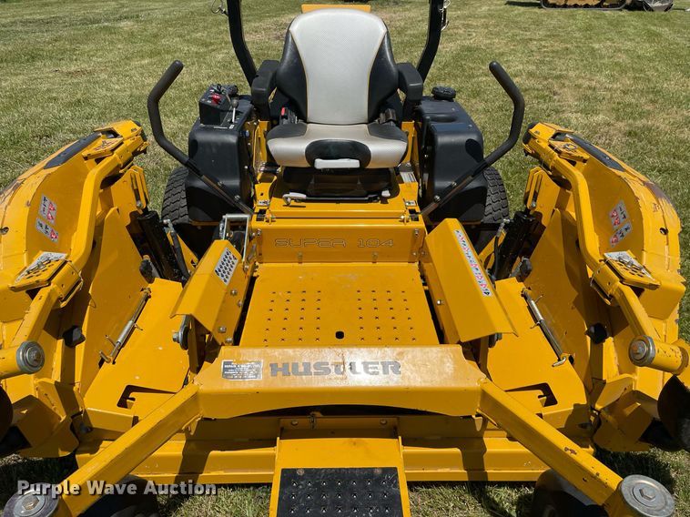image for item DL3775 2016 Hustler Super 104  ZTR lawn mower