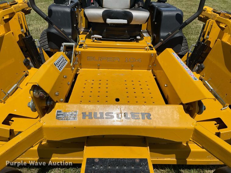 image for item DL3775 2016 Hustler Super 104  ZTR lawn mower