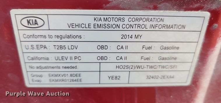 image for item DO2743 2014 Kia Forte