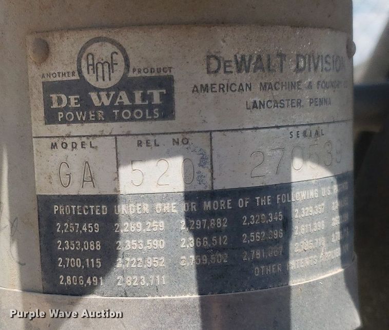 image for item DP7956 (3) DeWalt radial arm saws