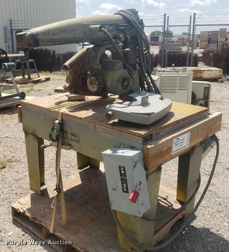 image for item DP7956 (3) DeWalt radial arm saws