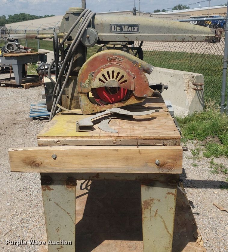 image for item DP7956 (3) DeWalt radial arm saws