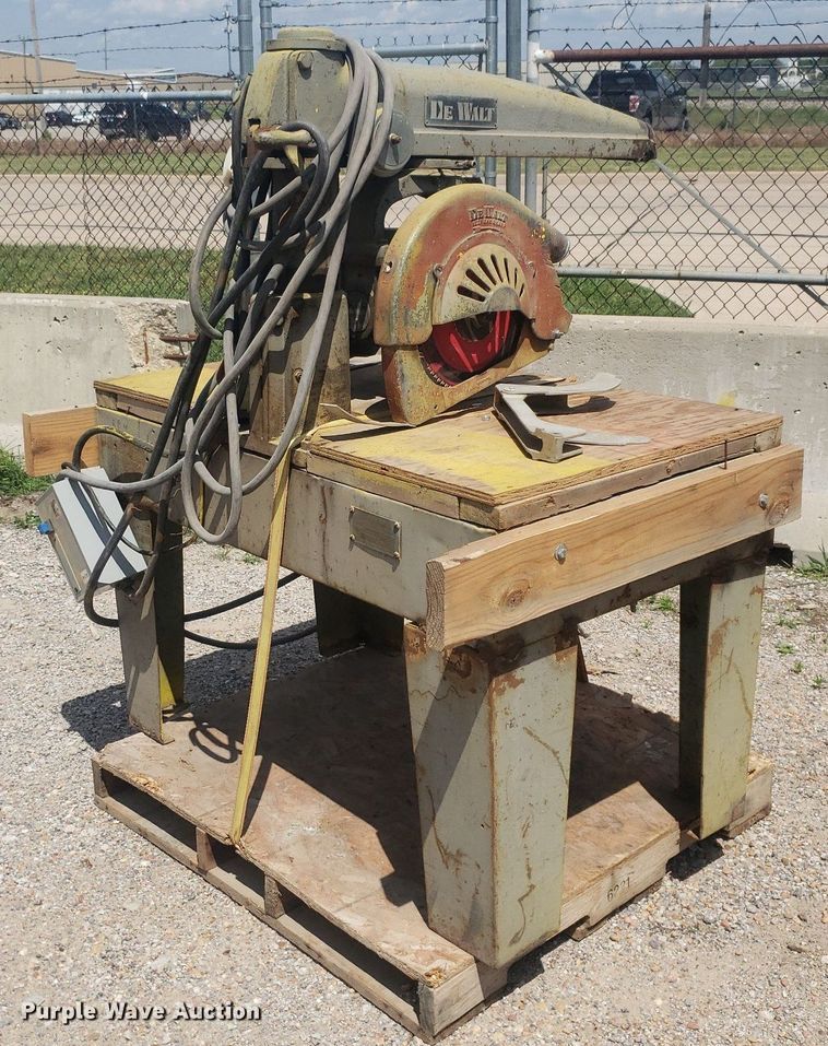 image for item DP7956 (3) DeWalt radial arm saws