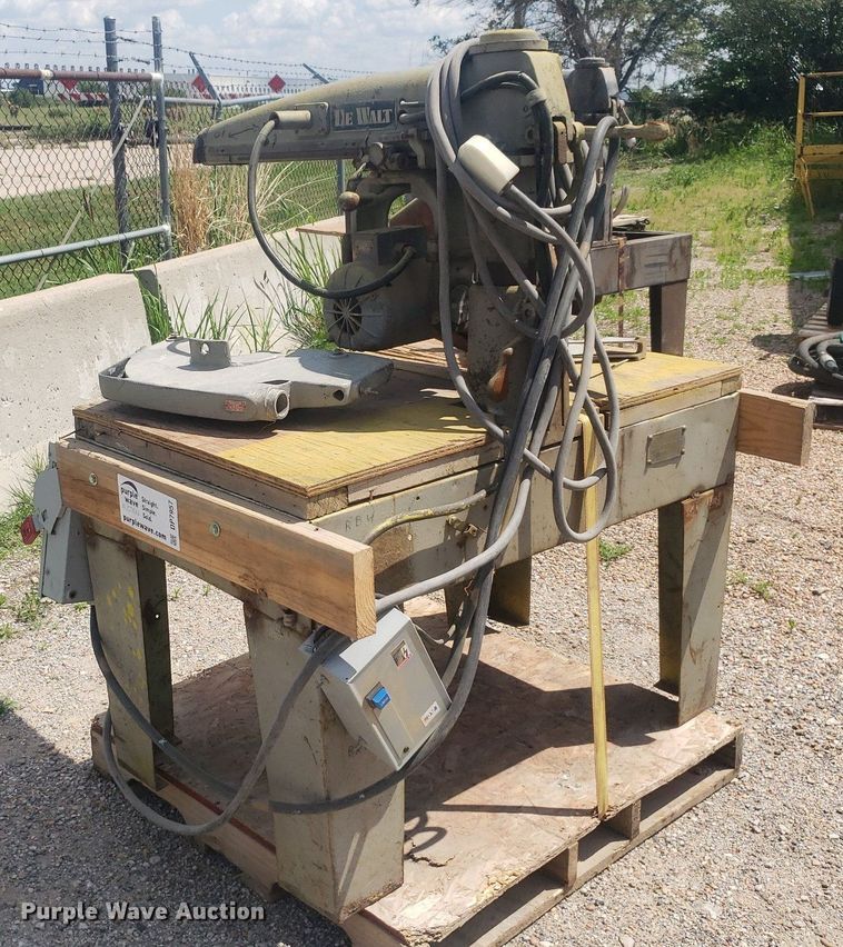 image for item DP7956 (3) DeWalt radial arm saws