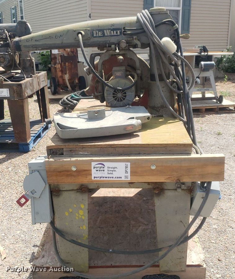 image for item DP7956 (3) DeWalt radial arm saws