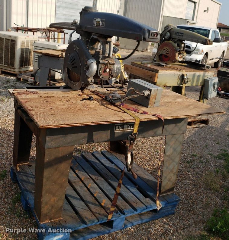 image for item DP7956 (3) DeWalt radial arm saws