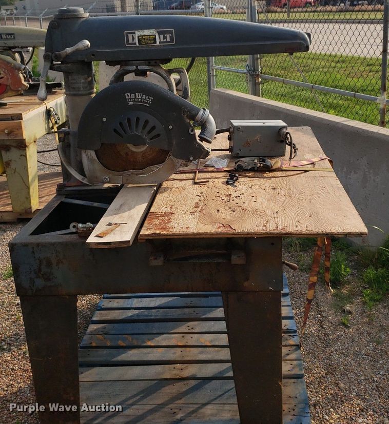 image for item DP7956 (3) DeWalt radial arm saws