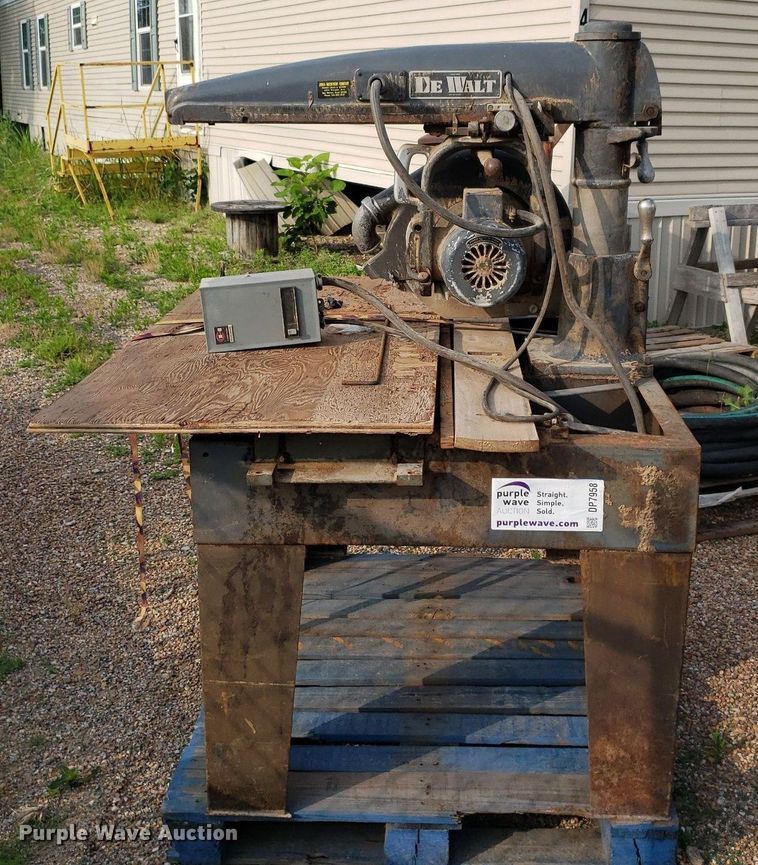 image for item DP7956 (3) DeWalt radial arm saws