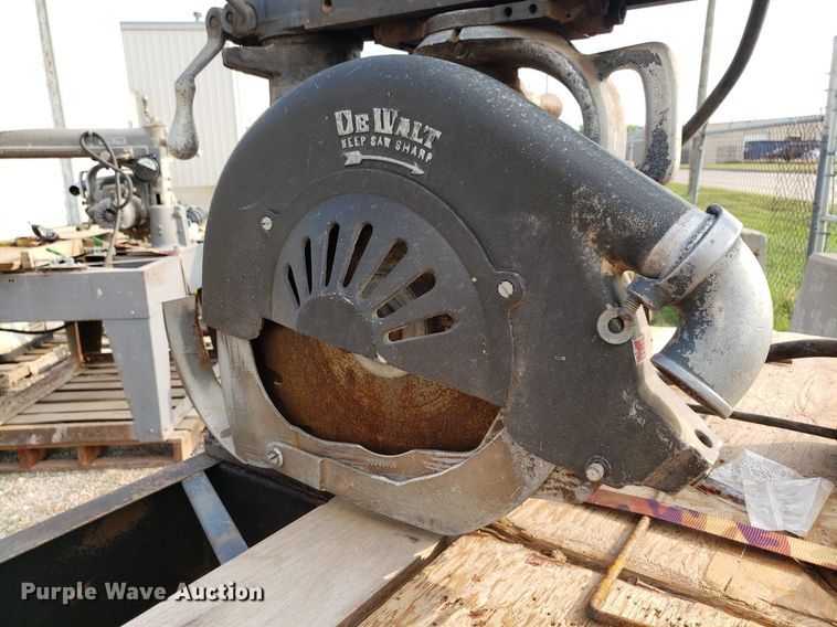 image for item DP7956 (3) DeWalt radial arm saws