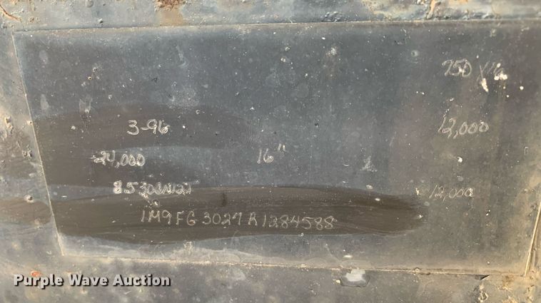 image for item DP8660 1996 McElrath  equipment trailer