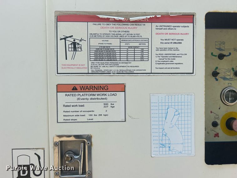 image for item DR4713 2002 Terex TB110  boom lift