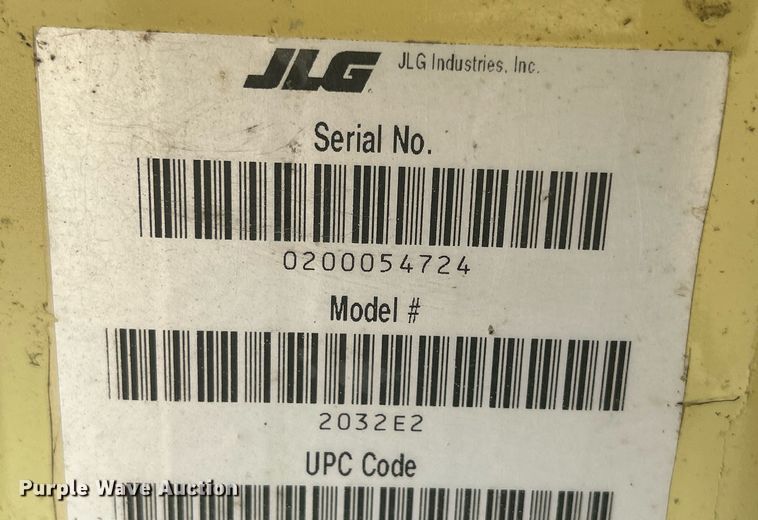 image for item DR4720 JLG 2032E2  scissor lift