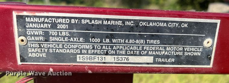 image for item DR5735 2001 Buster  boat