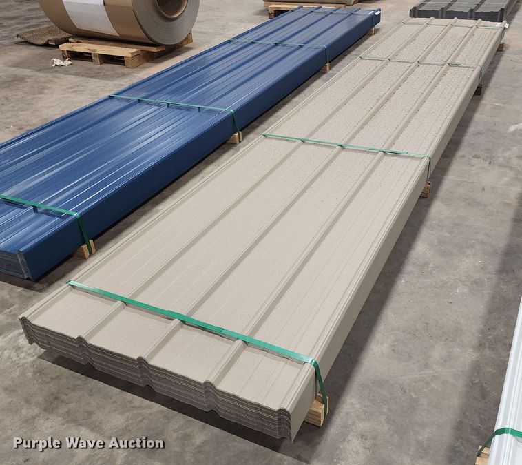 image for item KC9666 (170) sheets of Doerkson Metal Components metal siding/roofing