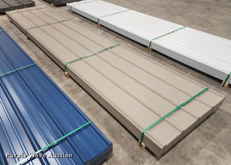 image for item KC9666 (170) sheets of Doerkson Metal Components metal siding/roofing