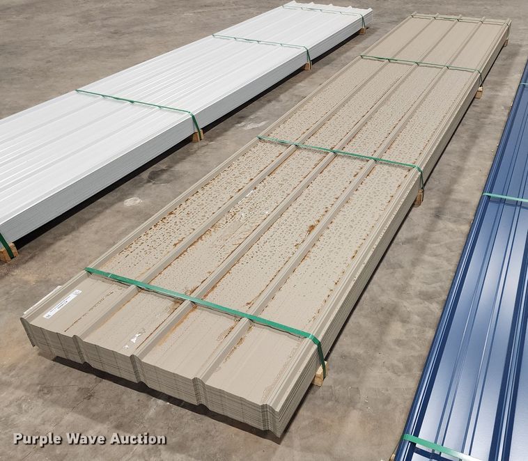 image for item KC9666 (170) sheets of Doerkson Metal Components metal siding/roofing