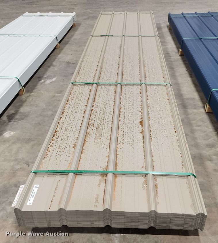 image for item KC9666 (170) sheets of Doerkson Metal Components metal siding/roofing