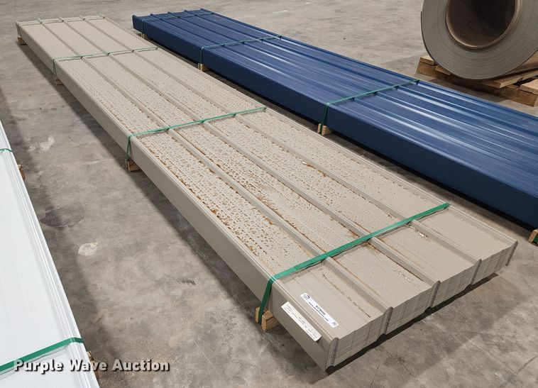 image for item KC9666 (170) sheets of Doerkson Metal Components metal siding/roofing
