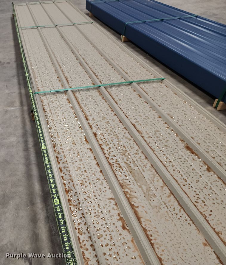 image for item KC9666 (170) sheets of Doerkson Metal Components metal siding/roofing