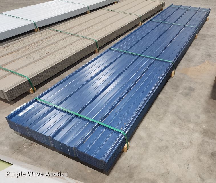 image for item KC9667 (170) sheets of Doerkson Metal Components metal siding/roofing