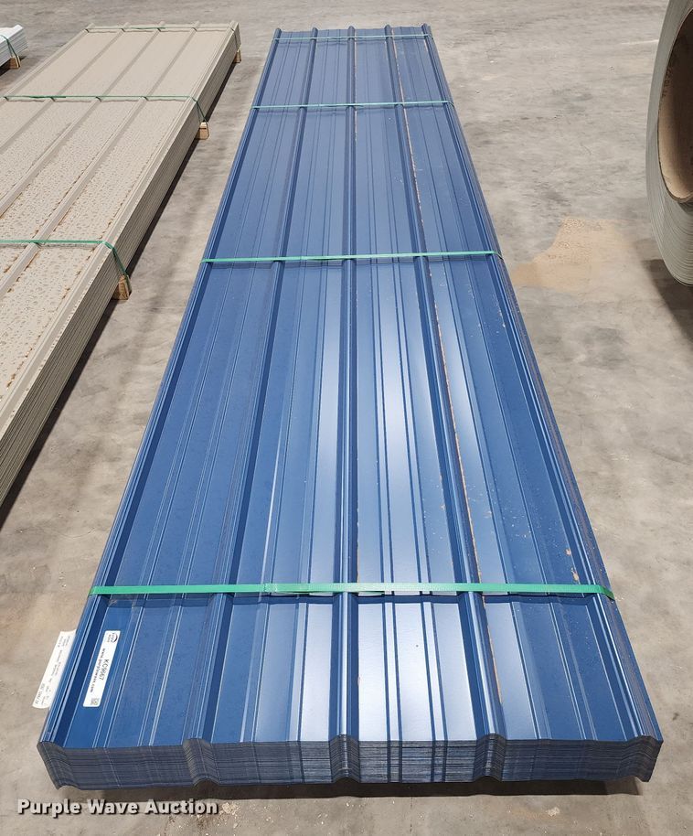 image for item KC9667 (170) sheets of Doerkson Metal Components metal siding/roofing