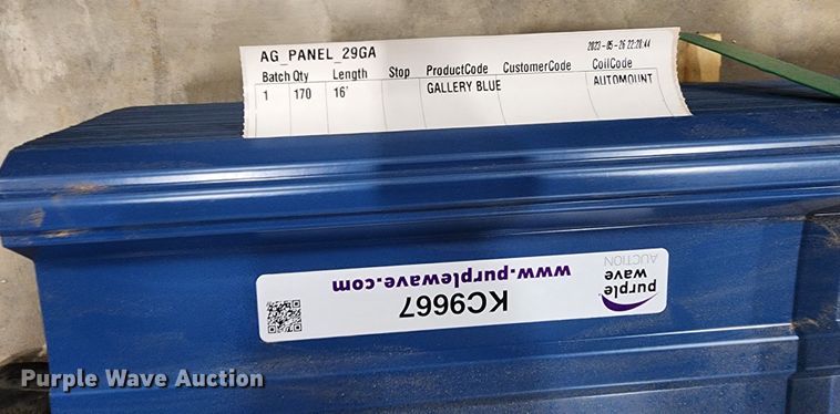 image for item KC9667 (170) sheets of Doerkson Metal Components metal siding/roofing