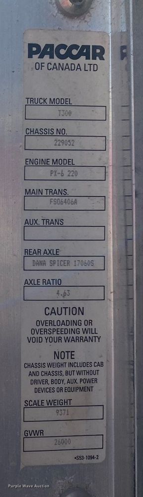 image for item KW9245 2008 Kenworth T300  fuel / lube truck