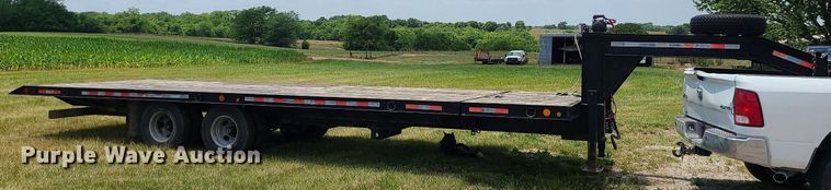 image for item LE9205 2010 Lakeside Trussmaster  tilt deck equipment trailer