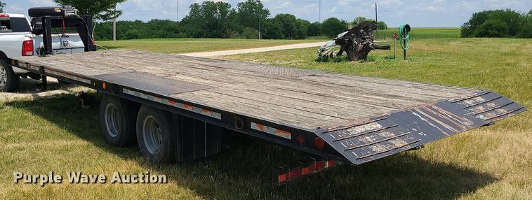 image for item LE9205 2010 Lakeside Trussmaster  tilt deck equipment trailer