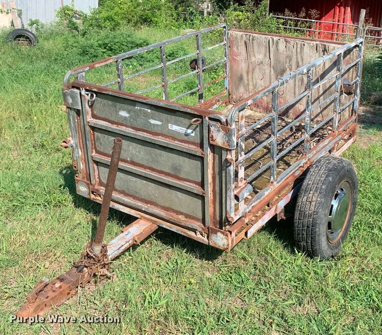 image for item LH9643 Shop built  utility trailer
