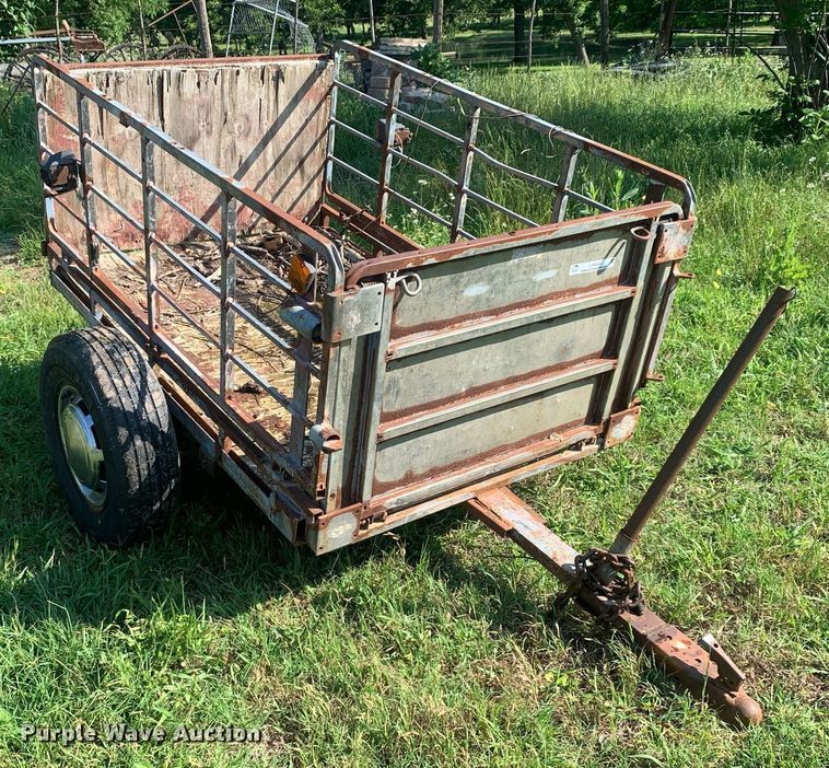 image for item LH9643 Shop built  utility trailer