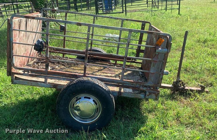 image for item LH9643 Shop built  utility trailer