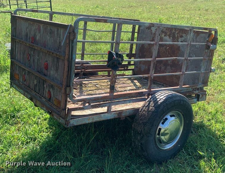 image for item LH9643 Shop built  utility trailer