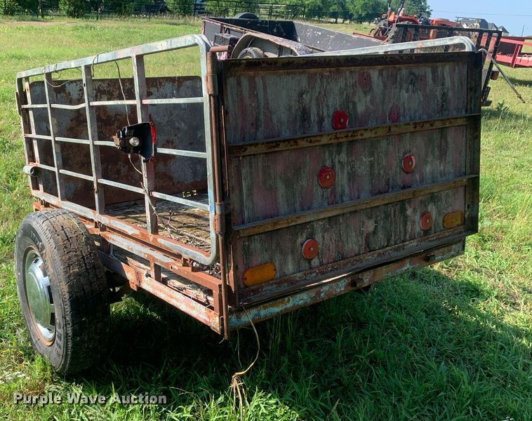 image for item LH9643 Shop built  utility trailer