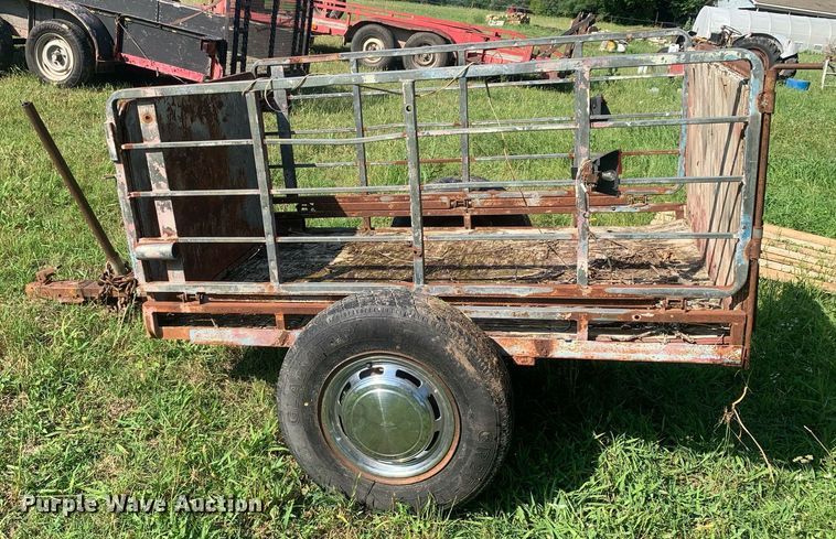 image for item LH9643 Shop built  utility trailer