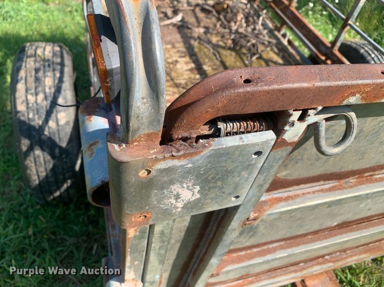 image for item LH9643 Shop built  utility trailer