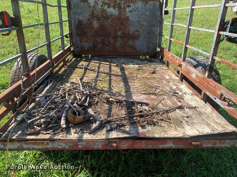 image for item LH9643 Shop built  utility trailer