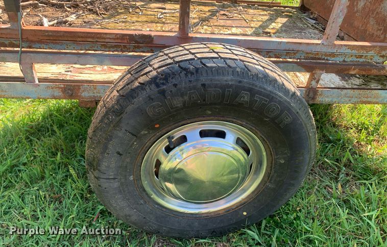 image for item LH9643 Shop built  utility trailer