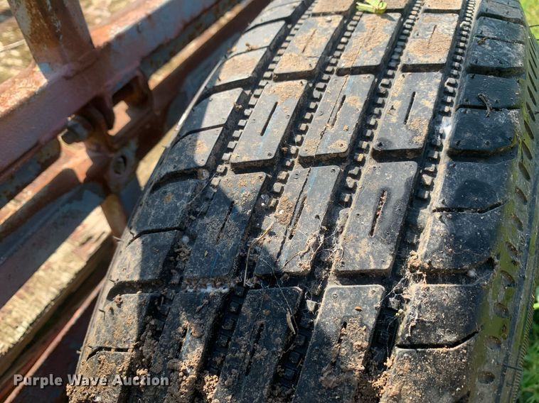 image for item LH9643 Shop built  utility trailer