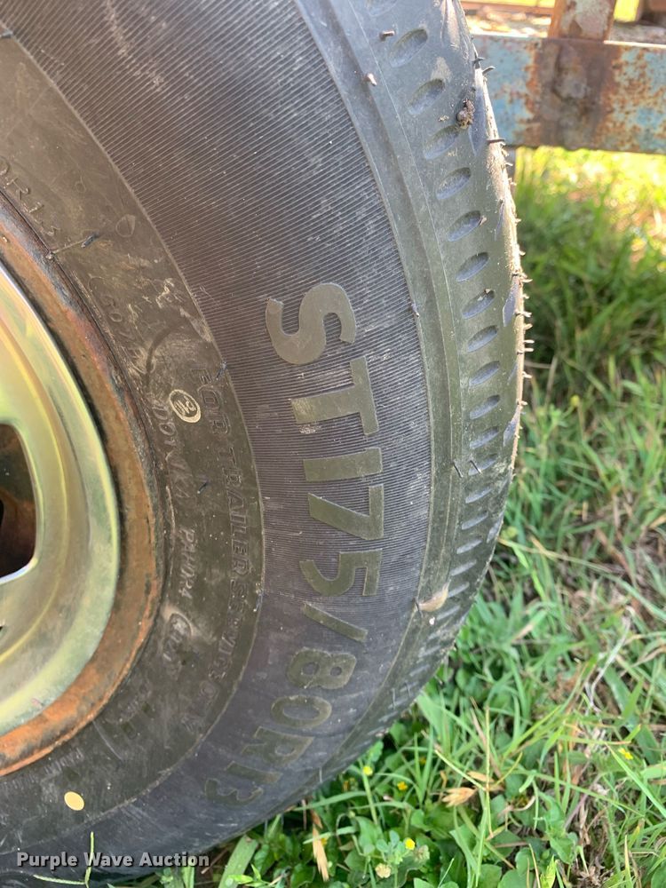 image for item LH9643 Shop built  utility trailer