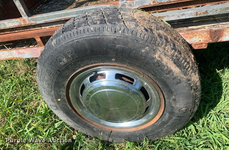 image for item LH9643 Shop built  utility trailer