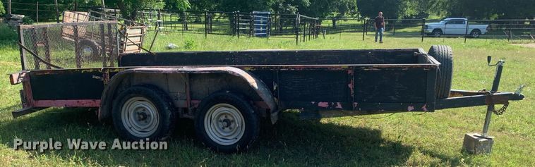 image for item LH9644 1998 Shop built  utility trailer