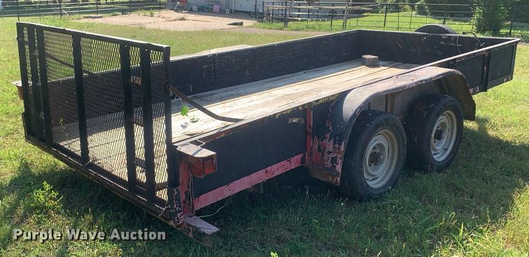 image for item LH9644 1998 Shop built  utility trailer