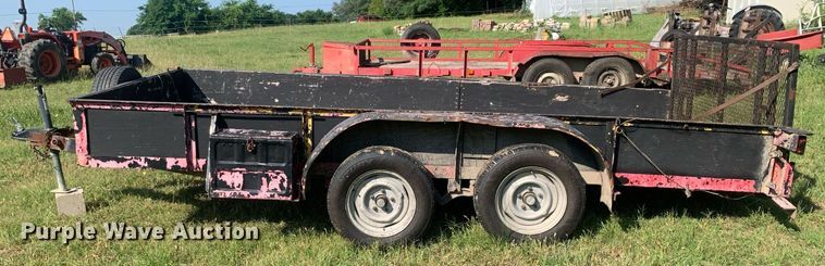 image for item LH9644 1998 Shop built  utility trailer